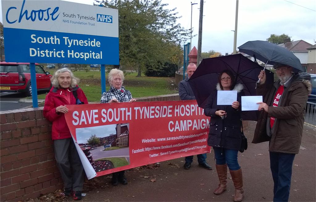 Letter delivery at South Tyneside Hospital